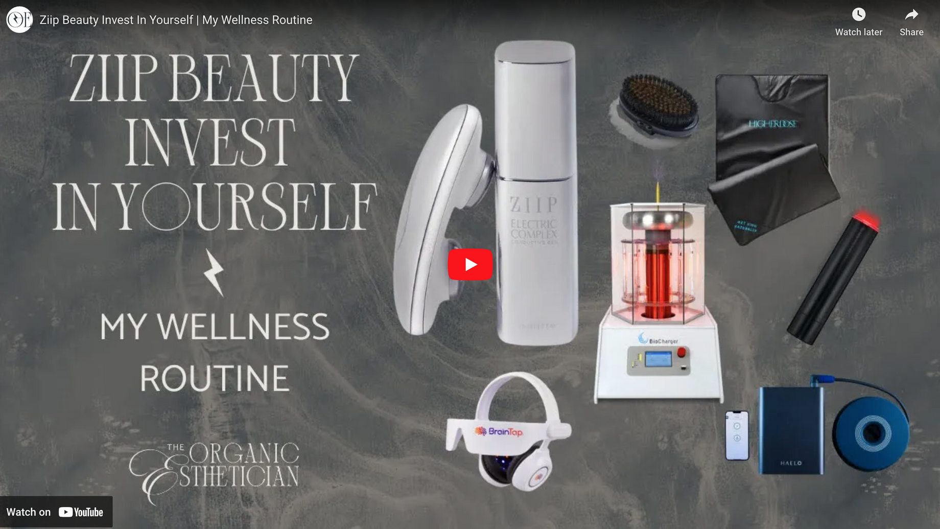 Ziip Beauty Invest In Yourself | My Wellness Routine